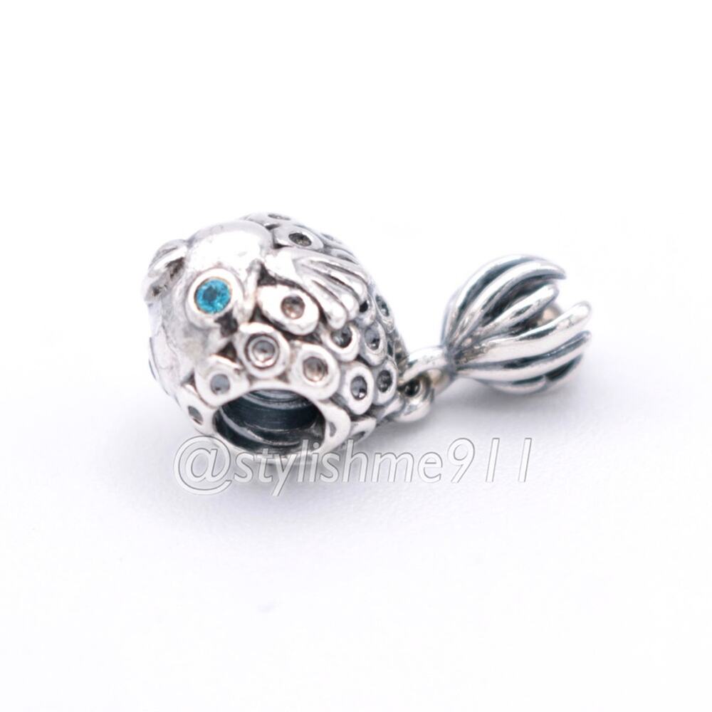 Authentic PANDORA Splish-Splash Fish Charm Pandora - 791108TPP - Picture 12 of 14